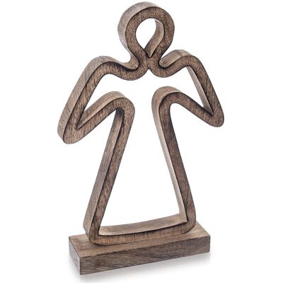 Artemis Drewniany Anioł Figurka Anioła Dekoracyjna Ozdobna Figura Stojąca 29 cm Artemis Drewniany Anioł Figurka Anioła Dekoracyjna Ozdobna Figura Stojąca 29 cm