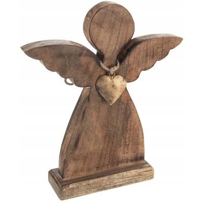 Inny producent Drewniany ANIOŁ figurka anioła dekoracyjna ozdobna figura stojąca 30 cm Inny producent Drewniany ANIOŁ figurka anioła dekoracyjna ozdobna figura stojąca 30 cm