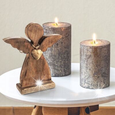 Artemis Drewniany Anioł Figurka Anioła Dekoracyjna Ozdobna Figura Stojąca 30 cm Artemis Drewniany Anioł Figurka Anioła Dekoracyjna Ozdobna Figura Stojąca 30 cm