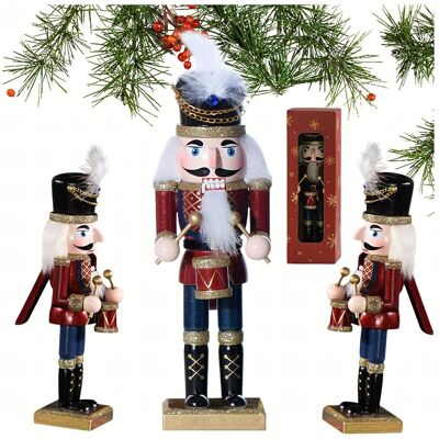 Real Garden Drewniany Dziadek do Orzechów Figurka Ozdobna Świąteczna XXL 50 cm Premium Real Garden Drewniany Dziadek do Orzechów Figurka Ozdobna Świąteczna XXL 50 cm Premium