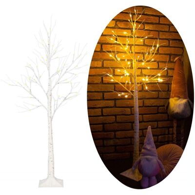 Springos Drzewko świecące 150 cm brzoza LED dekoracja świąteczna Springos Drzewko świecące 150 cm brzoza LED dekoracja świąteczna