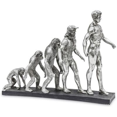ART Figura 'Ewolucja' Srebrna Bond Podstawa 43x55cm ART Figura 'Ewolucja' Srebrna Bond Podstawa 43x55cm