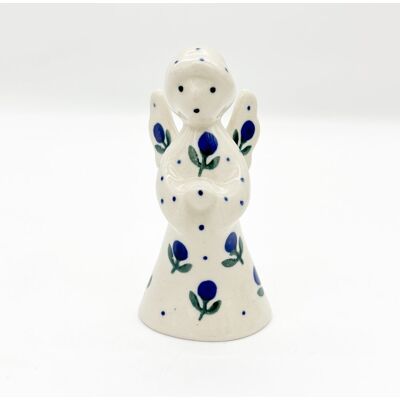 Figurka aniołek – ceramika bolesławiecka, ręcznie malowany, 9,5 cm Figurka aniołek – ceramika bolesławiecka, ręcznie malowany, 9,5 cm