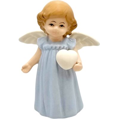 ART Figurka Aniołek Porcelanowy 9,5Cm Niebieski 2525C ART Figurka Aniołek Porcelanowy 9,5Cm Niebieski 2525C
