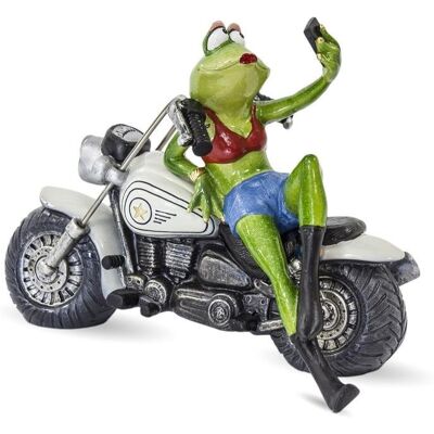 Figurka ART-POL Żaba motocyklistka, 19x25x14 cm Figurka ART-POL Żaba motocyklistka, 19x25x14 cm