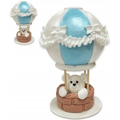 Inny producent Figurka Cukrowa Na Tort Balon Miś Ozdoby Na Tort Chrzest Roczek Urodziny Inny producent Figurka Cukrowa Na Tort Balon Miś Ozdoby Na Tort Chrzest Roczek Urodziny
