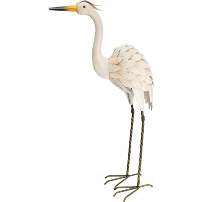 Inny producent Figurka czapla dekoracyjna 75 cm metalowa ozdoba ogrodowa na taras Inny producent Figurka czapla dekoracyjna 75 cm metalowa ozdoba ogrodowa na taras