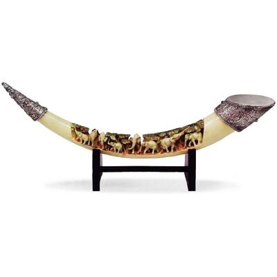 Pigmejka Figurka dekoracyjna Bond Kieł, 18x41x7 cm Pigmejka Figurka dekoracyjna Bond Kieł, 18x41x7 cm