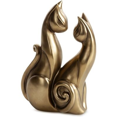 Figurka dekoracyjna Kati 04 21x10x29 Koty złota Eurofirany Figurka dekoracyjna Kati 04 21x10x29 Koty złota Eurofirany