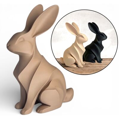 KAJAWIS Figurka dekoracyjna królik 25cm Zajączek wielkanocny zając dekoracje domu KAJAWIS Figurka dekoracyjna królik 25cm Zajączek wielkanocny zając dekoracje domu