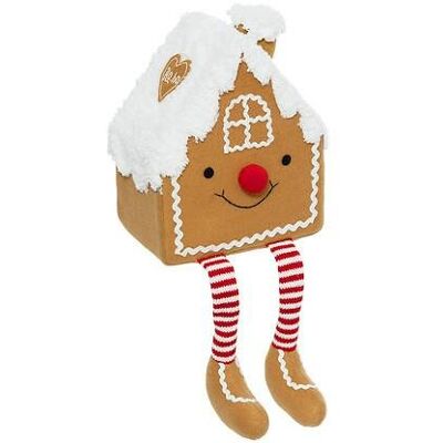 Fééric Lights and Christmas Figurka domek z piernika 43 cm brązowa Fééric Lights and Christmas Figurka domek z piernika 43 cm brązowa