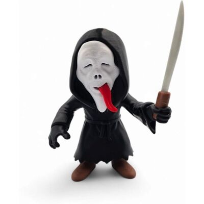 MoranQ Figurka Ghostface – Postać z filmu „Krzyk” 13 cm MoranQ Figurka Ghostface – Postać z filmu „Krzyk” 13 cm