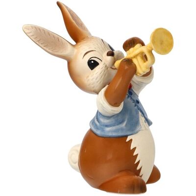 Goebel Figurka Królik z trąbką 15 cm Goebel Figurka Królik z trąbką 15 cm
