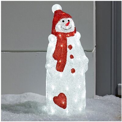 brak danych Figurka LED bałwan Święty Mikołaj 60 cm ozdoby świąteczne na zewnątrz brak danych Figurka LED bałwan Święty Mikołaj 60 cm ozdoby świąteczne na zewnątrz