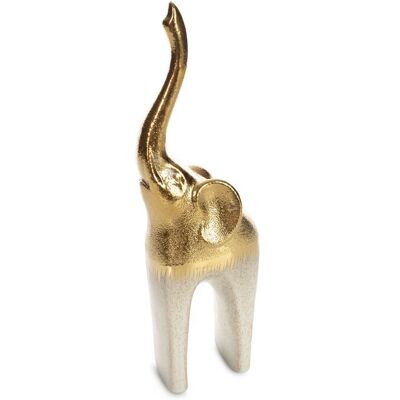 Eurofirany Figurka Max 11x7x30 Biało złota Eurofirany Figurka Max 11x7x30 Biało złota