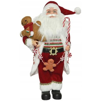 Kaemingk Figurka Mikołaja Z Lizakiem Świąteczna 30 Cm Kaemingk Figurka Mikołaja Z Lizakiem Świąteczna 30 Cm