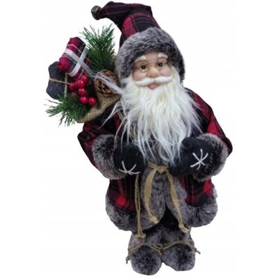 Norimpex Figurka Ozdoba Świąteczna Bożonarodzeniowa Mikołaj Z Prezentami 45cm Norimpex Figurka Ozdoba Świąteczna Bożonarodzeniowa Mikołaj Z Prezentami 45cm