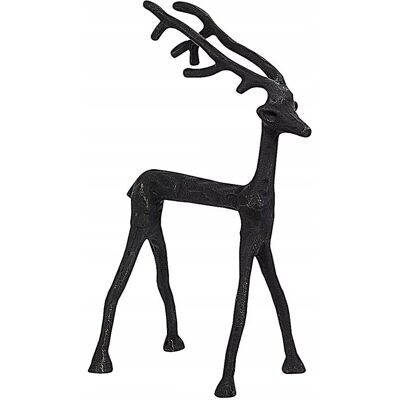 inna (Inny) FIGURKA RENIFER JELEŃ 29cm dekoracyjna metalowa czarna loft ozdoba prezent inna (Inny) FIGURKA RENIFER JELEŃ 29cm dekoracyjna metalowa czarna loft ozdoba prezent