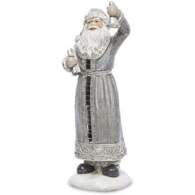 Pigmejka Figurka Święty Mikołaj Szary 22,5 cm Pigmejka Figurka Święty Mikołaj Szary 22,5 cm