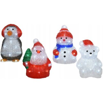 Kaemingk Figurka Zewnętrzna Led Dekoracyjna 25 Cm Kaemingk Figurka Zewnętrzna Led Dekoracyjna 25 Cm