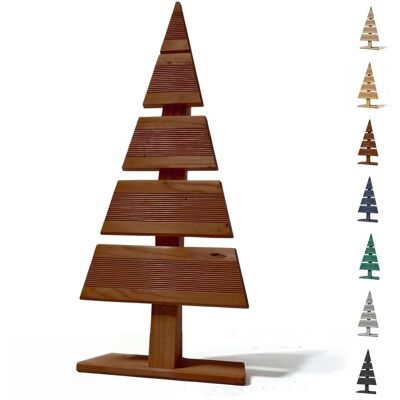 Floranica Drewniana choinka 60×27 cm – rustykalna ozdoba brązowa, figurka świąteczna Floranica Drewniana choinka 60×27 cm – rustykalna ozdoba brązowa, figurka świąteczna