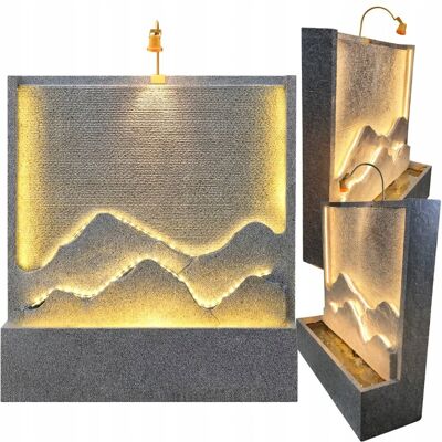 Realne Ceny Fontanna Ściana Ścianka Wodna Dekoracyjna Ogrodowa Domowa Duża 139x125x45cm Realne Ceny Fontanna Ściana Ścianka Wodna Dekoracyjna Ogrodowa Domowa Duża 139x125x45cm
