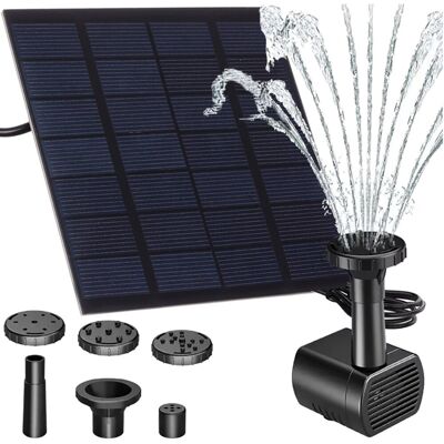 Iso Trade Fontanna Solarna do Oczka Wodnego Pompa Ogrodowa do Wody Ogrodu Pływająca GARDLOV Iso Trade Fontanna Solarna do Oczka Wodnego Pompa Ogrodowa do Wody Ogrodu Pływająca GARDLOV
