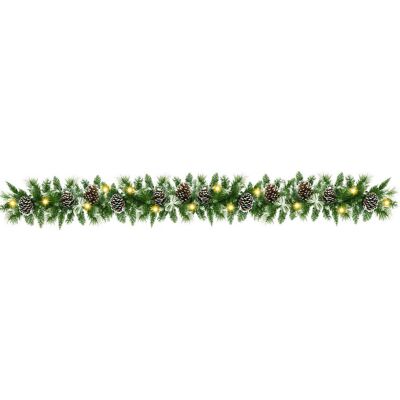 Springos Girlanda Choinkowa 280 Cm Z Lampkami 50 Led Biały Ciepły Łańcuch Z Programatorem Springos Girlanda Choinkowa 280 Cm Z Lampkami 50 Led Biały Ciepły Łańcuch Z Programatorem