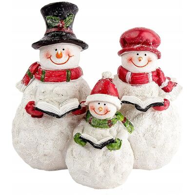Inny producent IDEEN MIT HERZ Figurka Dekoracyjna Rodzina Bałwanów 13cm x 14cm x 10cm Inny producent IDEEN MIT HERZ Figurka Dekoracyjna Rodzina Bałwanów 13cm x 14cm x 10cm