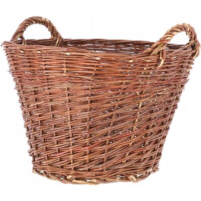 Kotarbau Kosz Drewno Doniczka Wiklina Kwiaty 50 Cm Osłonka Kotarbau Kosz Drewno Doniczka Wiklina Kwiaty 50 Cm Osłonka