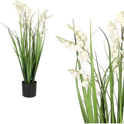 JUMI Kwiat sztuczny Roślina doniczkowa 75 cm wysokości zielona JAK ŻYWA ozdoba JUMI Kwiat sztuczny Roślina doniczkowa 75 cm wysokości zielona JAK ŻYWA ozdoba