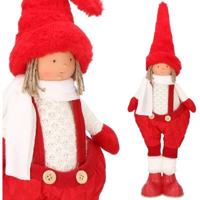 Springos Laleczka 52 cm figurka świąteczna skrzat dziewczynka krasnal Springos Laleczka 52 cm figurka świąteczna skrzat dziewczynka krasnal