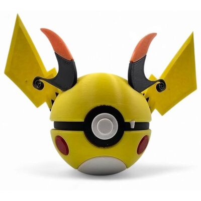 MoranQ Mega Raichu X Ball – Figurka Pokémon – Kolekcjonerska Pokeball MoranQ Mega Raichu X Ball – Figurka Pokémon – Kolekcjonerska Pokeball