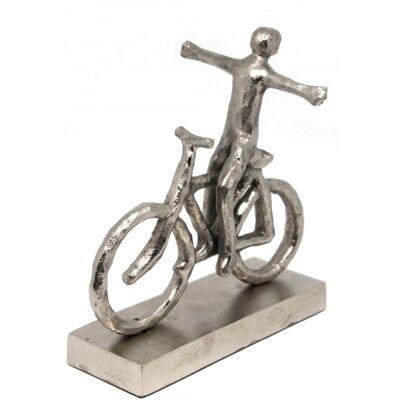 Queen Isabell Metalowa Figurka Rowerzysty – Dekoracja Na Rowerze, Nowoczesna Rzeźba Queen Isabell Metalowa Figurka Rowerzysty – Dekoracja Na Rowerze, Nowoczesna Rzeźba