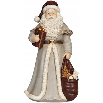 Skandi MIKOŁAJ FIGURKA 30cm ŚWIĄTECZNA SZARA NA ŚWIĘTA PREZENT BOŻE NARODZENIE Skandi MIKOŁAJ FIGURKA 30cm ŚWIĄTECZNA SZARA NA ŚWIĘTA PREZENT BOŻE NARODZENIE