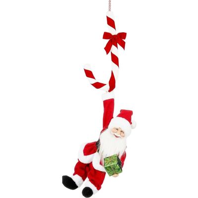 Koopman MIKOŁAJ ŚWIĄTECZNY GRAJĄCY RUSZAJĄCY SIĘ WISZĄCY Z LIZAKIEM CANDY 82CM MICA Koopman MIKOŁAJ ŚWIĄTECZNY GRAJĄCY RUSZAJĄCY SIĘ WISZĄCY Z LIZAKIEM CANDY 82CM MICA