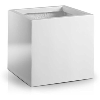 POLNIX NOWOCZESNA DONICA Z WŁÓKNA SZKLANEGO KWADRATOWA BIAŁA - KWADRAT 31X31 CM POLNIX NOWOCZESNA DONICA Z WŁÓKNA SZKLANEGO KWADRATOWA BIAŁA - KWADRAT 31X31 CM