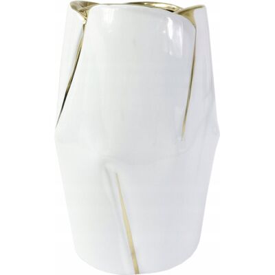 Madex OSŁONKA BIAŁY FLAKON DONICZKA DONICA WAZON 20cm Madex OSŁONKA BIAŁY FLAKON DONICZKA DONICA WAZON 20cm