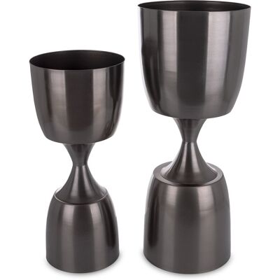 ART Osłonka Dwustronna Kpl.2 Szt Metalowa Doniczka ART Osłonka Dwustronna Kpl.2 Szt Metalowa Doniczka