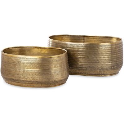 ART Osłonka Kpl. 2 Szt Doniczka metalowa Na Kwiaty ART Osłonka Kpl. 2 Szt Doniczka metalowa Na Kwiaty
