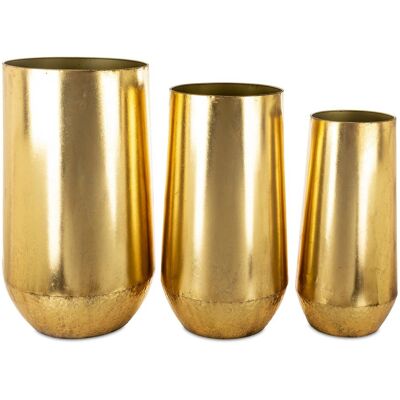 ART Osłonka Kpl. 3 Szt. Metalowa Doniczka Dekoracyjna ART Osłonka Kpl. 3 Szt. Metalowa Doniczka Dekoracyjna