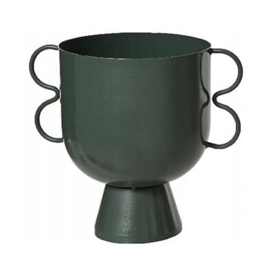 Kaemingk Osłonka Metalowa Na Doniczkę 19x13,5x17cm Dekoracyjna Kaemingk Osłonka Metalowa Na Doniczkę 19x13,5x17cm Dekoracyjna
