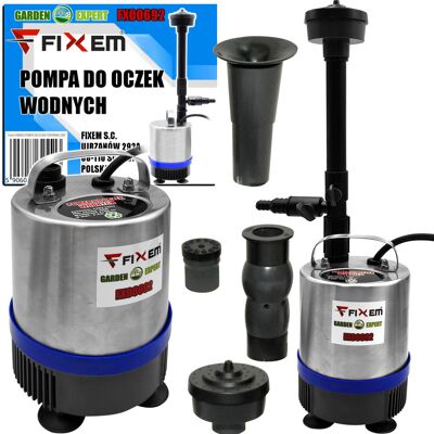 Fixem POMPA FONTANNA DO OCZKA WODNEGO STAWU POMPKA KASKADA DYSZE ZESTAW Fixem POMPA FONTANNA DO OCZKA WODNEGO STAWU POMPKA KASKADA DYSZE ZESTAW