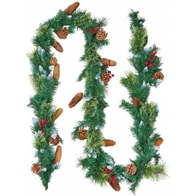 PREMIUM GIRLANDA ŚWIĄTECZNA VEVOR 2750 MM SZTUCZNA JODŁA Z 50 LED MOCNA PREMIUM GIRLANDA ŚWIĄTECZNA VEVOR 2750 MM SZTUCZNA JODŁA Z 50 LED MOCNA
