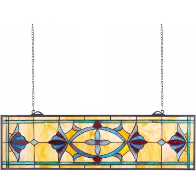 PREMIUM PANEL WITRAŻOWY VEVOR 813X250 MM WISZĄCY Z ŁAŃCUSZKIEM SZKLANY PREMIUM PANEL WITRAŻOWY VEVOR 813X250 MM WISZĄCY Z ŁAŃCUSZKIEM SZKLANY