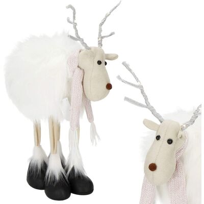 Springos Renifer świąteczny 48 cm, ozdoba świąteczna, figurka dekoracyjna Springos Renifer świąteczny 48 cm, ozdoba świąteczna, figurka dekoracyjna