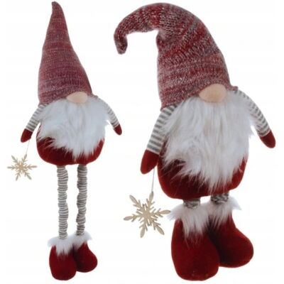 Inny producent Skrzat Krasnal Świąteczny Teleskopowy Duży Gnom Wysoki 95cm Regulowany XXL Inny producent Skrzat Krasnal Świąteczny Teleskopowy Duży Gnom Wysoki 95cm Regulowany XXL