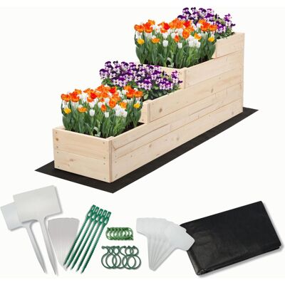 Skrzynie na warzywa warzywniak donica drewniana 30x120 ZESTAW EKO / Wamar-Sosenka Skrzynie na warzywa warzywniak donica drewniana 30x120 ZESTAW EKO / Wamar-Sosenka