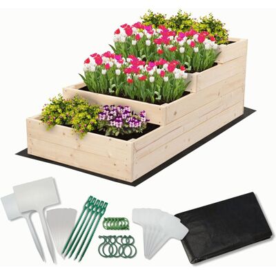 Skrzynie na warzywa warzywniak donica drewniany 60x120 ZESTAW EKO / Wamar-Sosenka Skrzynie na warzywa warzywniak donica drewniany 60x120 ZESTAW EKO / Wamar-Sosenka