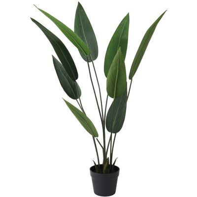 ProGarden Strelicja sztuczna w czarnej donicy 110 cm ProGarden Strelicja sztuczna w czarnej donicy 110 cm
